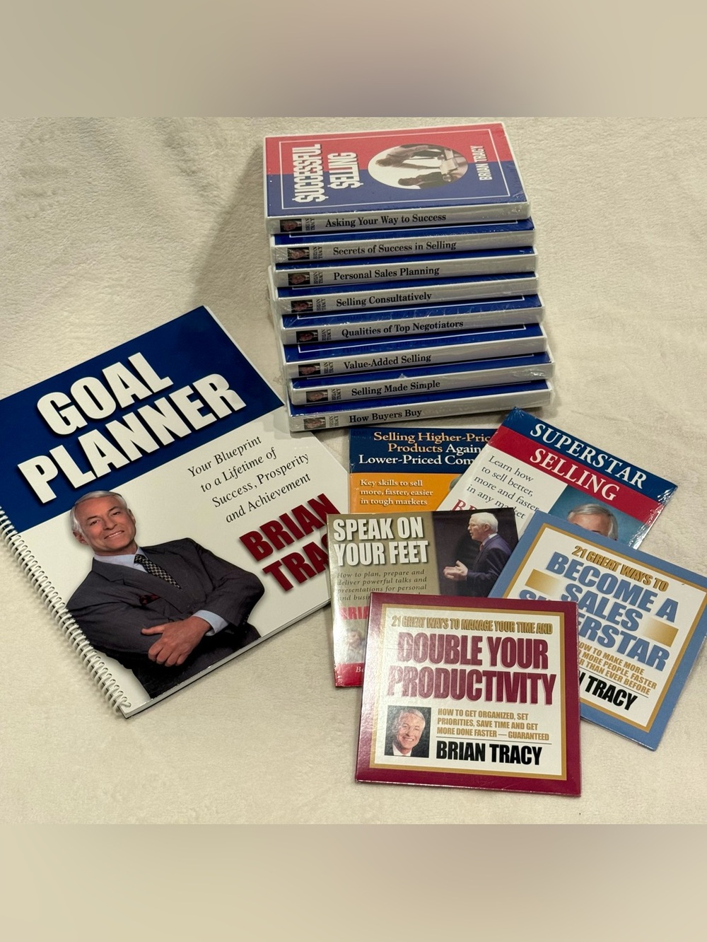 Brian Tracy Successful Selling DVD & CD Master Training Set w/ Workbook - new